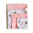 Набор в коляску 3в1 (простынь, плед, подушка) Розовые Короны №6 - NEW