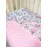 Набор в детскую кроватку 3в1 (простынь, плед, подушка) Балерины №11
