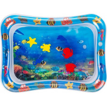 Надувной развивающий игровой коврик для детей «Подводный мир с рыбками»