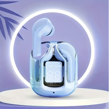 Наушники беспроводные вакуумные с шумоизоляцией Ice Blue