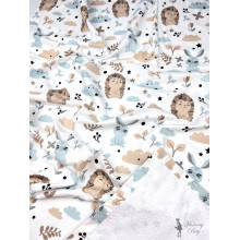 Непромокаемая пеленка многоразовая Ёжики и зайчики #7 Непромокаемая пеленка многоразовая Ёжики и зайчики #7