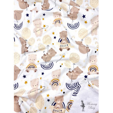 Непромокаемая пеленка многоразовая Мишка с радугой – #3 Непромокаемая пеленка многоразовая Мишка с радугой – #3