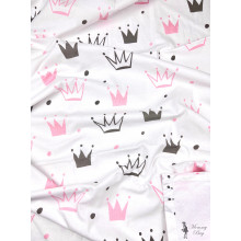 Непромокаемая пеленка многоразовая Розовые короны #11 Непромокаемая пеленка многоразовая Розовые короны #11