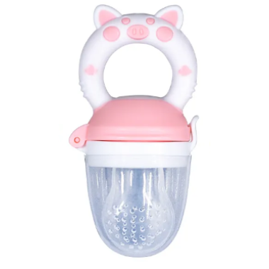 Ниблер силиконовый Молочно-розовый