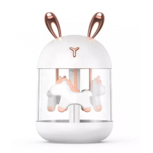 Ночник-увлажнитель воздуха Карусель, USB, Белый, 300 мл