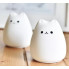 Ночник детский силиконовый Котик, 7 Цветов LED 