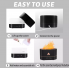 Ночник-увлажнитель воздуха Пламя, USB, Черный