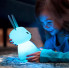 Ночник детский силиконовый Зайка, 7 цветов LED USB