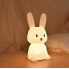 Ночник детский силиконовый Зайка, 7 цветов LED USB