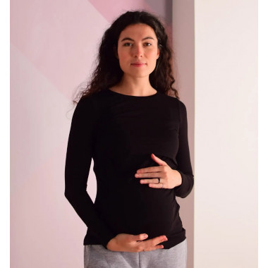Лонгслив, свитшот для беременных и кормящих мам М (46-48)