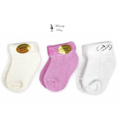 Носочки Mommy Bag 0-12 мес 3 пары №3 Limited (махровые)