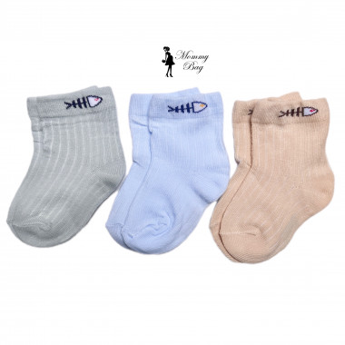 Носочки Mommy Bag 0-12 мес 3 пары №1