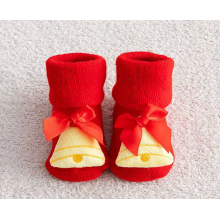 Носочки нарядные 0-12 мес #24 Колокольчики (махровые) (размер стельки 11.5 см)