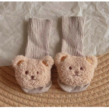 Носочки нарядные 0-12 мес #36 Мишка Тедди (Бежевые)