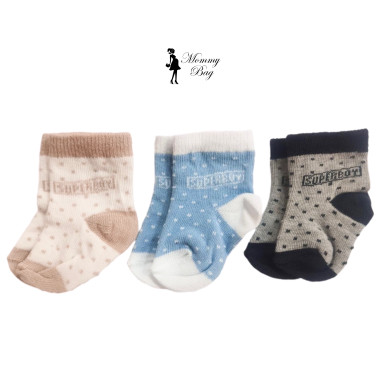 Носочки Mommy Bag 0-12 мес 3 пары №46 Limited (размер 16-19)