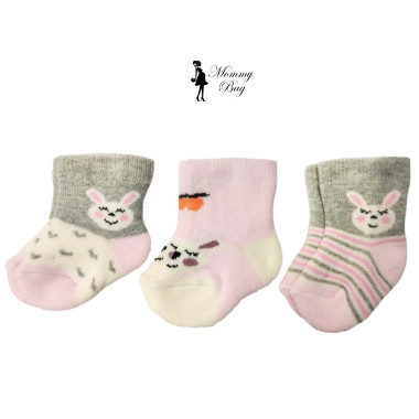 Носочки Mommy Bag 0-12 мес 3 пары №80 Limited (Махровые)