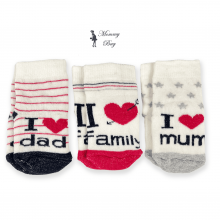 Носочки Mommy Bag 0-12 мес 3 пары Limited №62 (размер 16-19) Носочки Mommy Bag 0-12 мес 3 пары Limited №62 (размер 16-19)