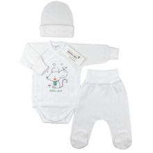 Комплект 3 ед. RoyalBaby Мышонок р.56, 0-3 мес Комплект 3 ед. RoyalBaby Мышонок р.56, 0-3 мес