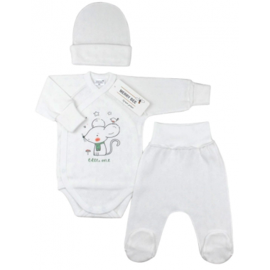 Комплект 3 ед. RoyalBaby Мышонок р.56, 0-3 мес