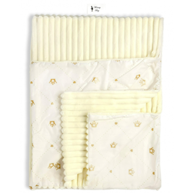 Плед с плюшем Золотые Короны №7