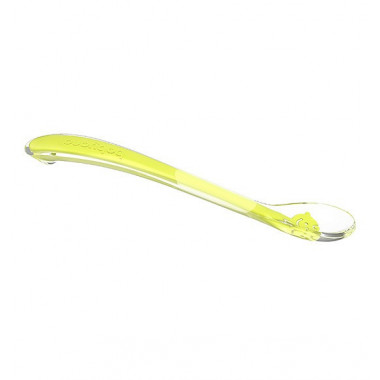 Ложечка силиконовая BabyOno Baby’s Smile Лимонная