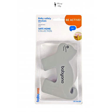 Блокада для дверей BabyOno Котик Серый (1 шт)