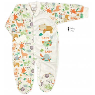 Человечек RoyalBaby Жирафики р.68, 3-9 мес