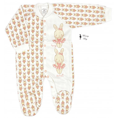 Человечек RoyalBaby Зайка-балерина р.68, 3-9 мес