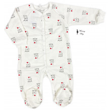 Человечек RoyalBaby Я люблю папу и маму р.68, 3-9 мес