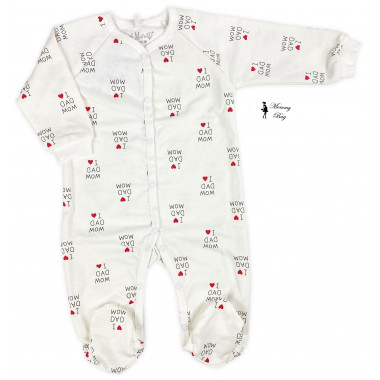 Человечек RoyalBaby Я люблю папу и маму р.80, 12-18 мес