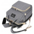 Сумка-рюкзак 2в1 для мамы Baby Bag Темно-серая