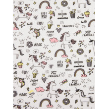Фланелевая пеленка 110х90см Магические Единорожки #50 (байка) Фланелевая пеленка 110х90см Магические Единорожки #50 (байка)