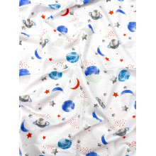 Фланелевая пеленка 110х90см Звездное небо #20 (байка) Фланелевая пеленка 110х90см Звездное небо #20 (байка)