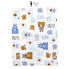 Фланелевая пеленка 110х90см Медвежата #1 (байка)