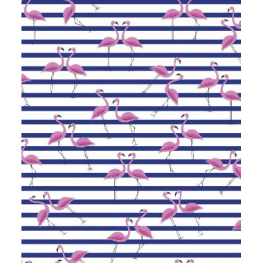 Фланелевая пеленка байковая #16 Фламинго розовый