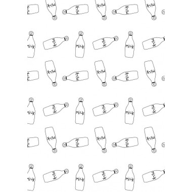 Фланелевая пеленка 110х90см Молоко Milk #26 (байка)