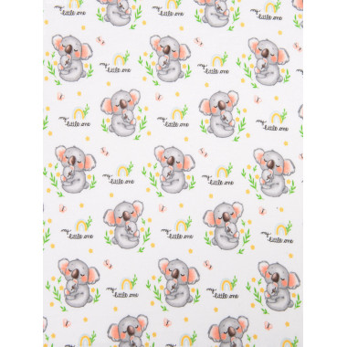 Фланелевая пеленка 110х90см Коала #45 (байка)