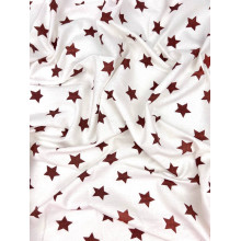 Фланелевая пеленка байковая 110х90 см Звездочки Коричневые #6