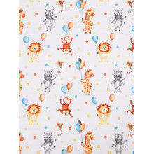 Фланелевая пеленка 110х90см Зверюшки #48 (байка) Фланелевая пеленка 110х90см Зверюшки #48 (байка)