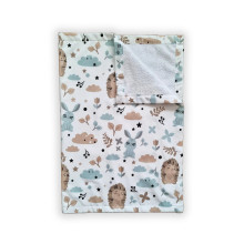 Непромокаемая пеленка многоразовая 100×70 см Ежики и зайчики #38