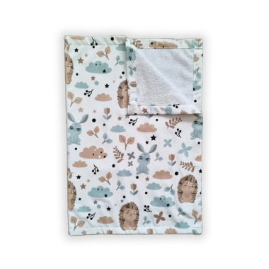 Непромокаемая пеленка многоразовая 100×70 см Ежики и зайчики #38