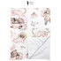 Непромокаемая пеленка многоразовая 100×70 см Мишка на розовом облачке #22