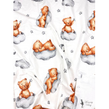 Непромокаемая пеленка многоразовая 100×70 см Мишки на облаках #16