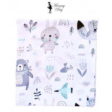 Непромокаемая пеленка многоразовая Лесные друзья №17