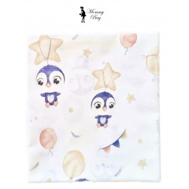 Непромокаемая пеленка многоразовая Пингвинчики #19