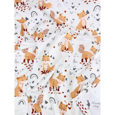 Непромокаемая пеленка многоразовая Лисички #30