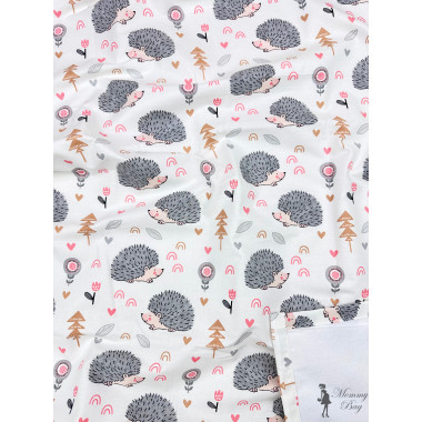 Непромокаемая пеленка многоразовая 100×70 см Ежики #14