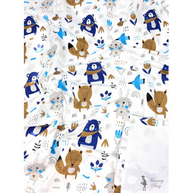 Непромокаемая пеленка многоразовая 100×70 см Мишки #9