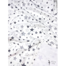 Непромокаемая пеленка многоразовая Звездочки серые #6 Непромокаемая пеленка многоразовая Звездочки серые #6