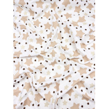 Пеленка ситец Бежевые звездочки #7 Пеленка ситец Бежевые звездочки #7